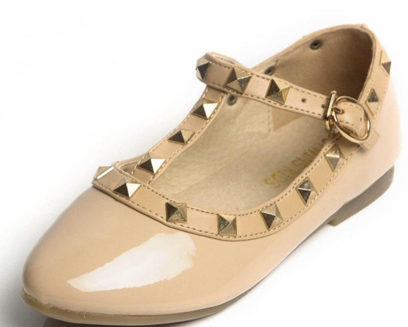 Girls Stud Decorated Shoes - Image 3